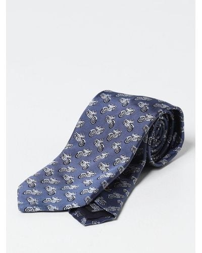 Fiorio Silk Tie - Blue