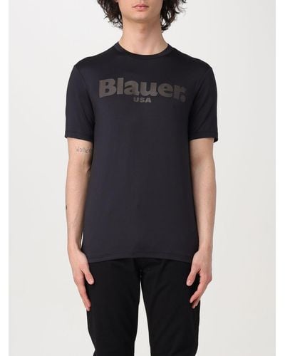 Blauer T-shirt - Noir