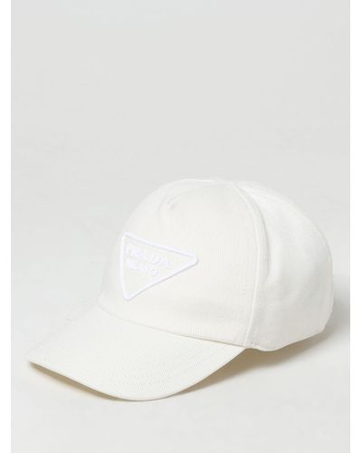 Prada Cappello da baseball Triangle Logo - Neutro