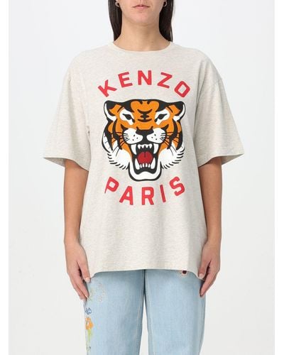 KENZO T-shirt Tiger Paris - Grigio