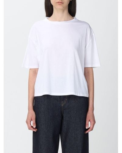 Allude T-shirt in cotone - Bianco