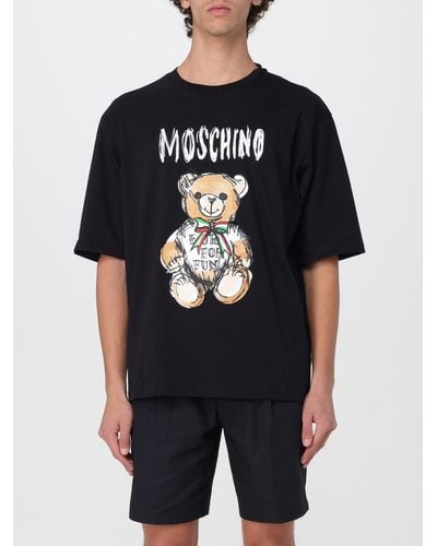 Moschino T-shirt con logo - Nero