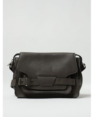 Proenza Schouler Beacon Bag In Grained Leather - Black