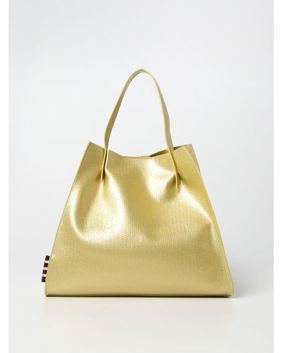 Manila Grace Doris Tote Bag In Synthetic Leather - Multicolour