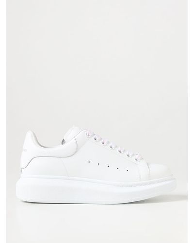 Alexander McQueen Sneakers Larry in pelle - Bianco