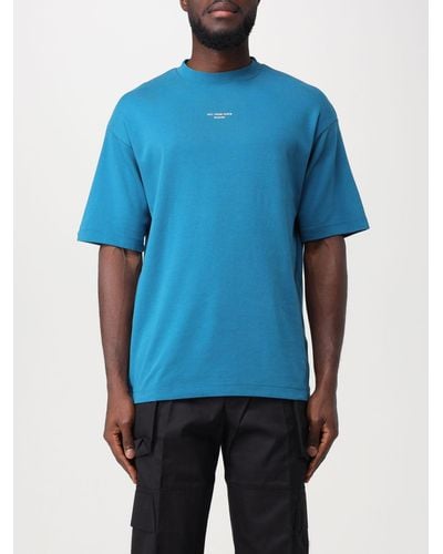 Drole de Monsieur T-shirt in cotone - Blu