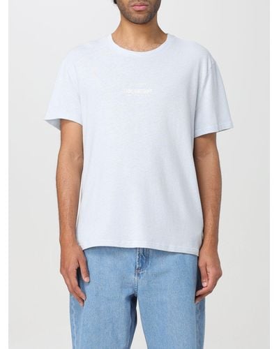 Zadig & Voltaire T-shirt in lino con logo - Bianco
