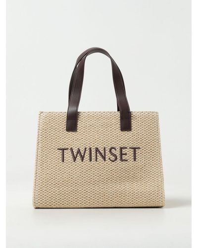 Twin Set Handbag - Natural