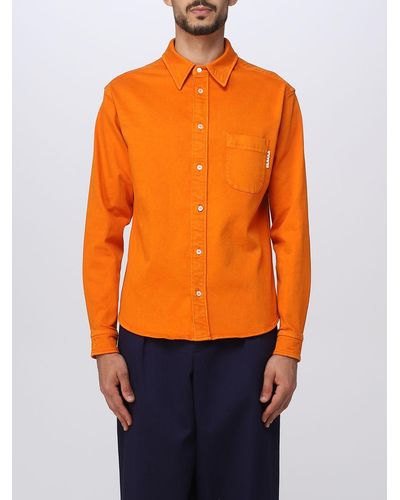 Marni Camicia in cotone stretch - Arancione