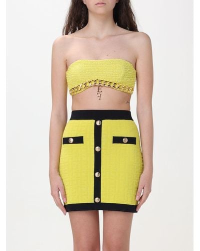 Elisabetta Franchi Top - Yellow