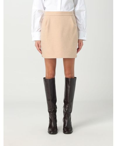 Max Mara Wool Mini Skirt - White