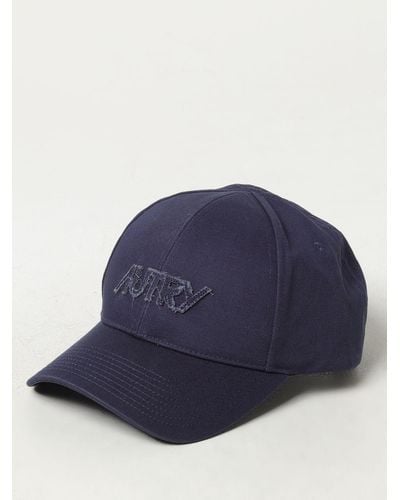 Autry Cappello in twill di cotone - Blu