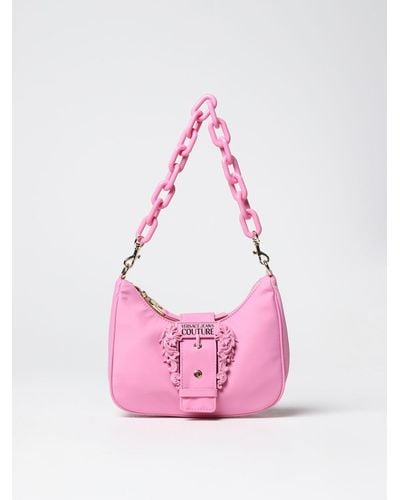Versace Bag In Nylon - Pink