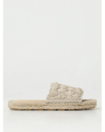Bottega Veneta Flat Sandals - Natural