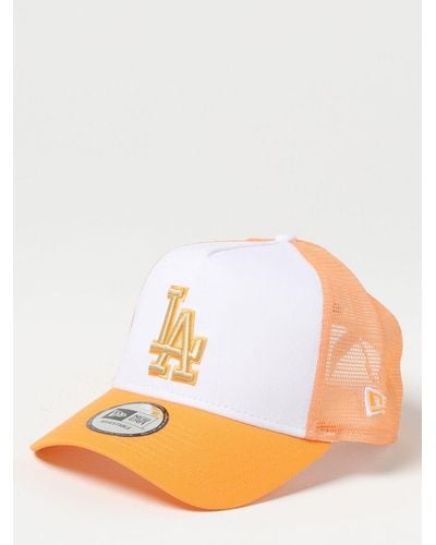 KTZ Cappello Los Angeles in cotone e nylon a rete - Arancione