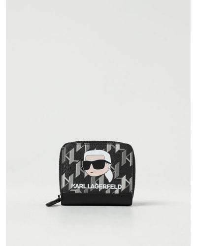 Karl Lagerfeld Ikonik Karl Bi-fold Wallet - Black
