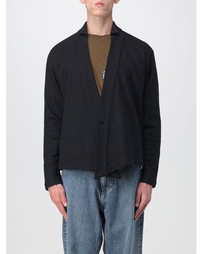 Greg Lauren Cardigan in lana - Blu