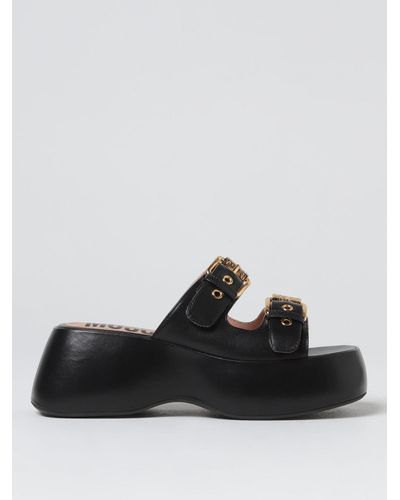 Moschino Heeled Sandals - Black