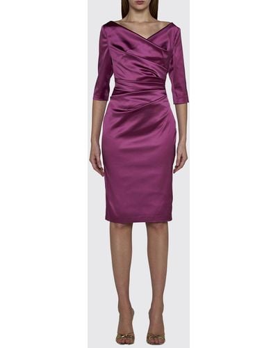 Talbot Runhof Dress - Purple