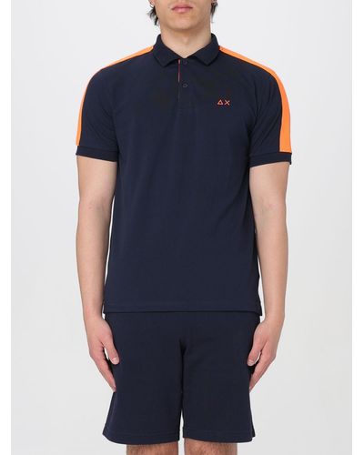 Sun 68 Polo Shirt - Blue