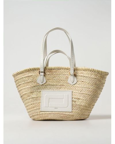 Lancel Tote Bags - Natural