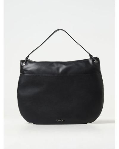 Twin Set Shoulder Bag - Black