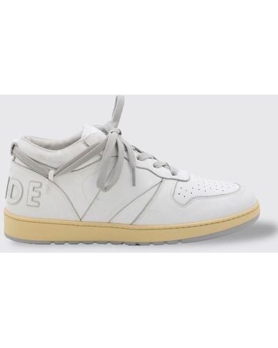 Rhude Sneakers in pelle used - Bianco