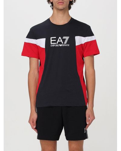 EA7 T-shirt - Rot