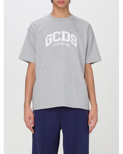 Gcds T-shirt con logo - Grigio