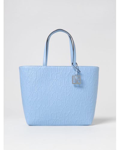 Armani Exchange Tote Bags - Blue