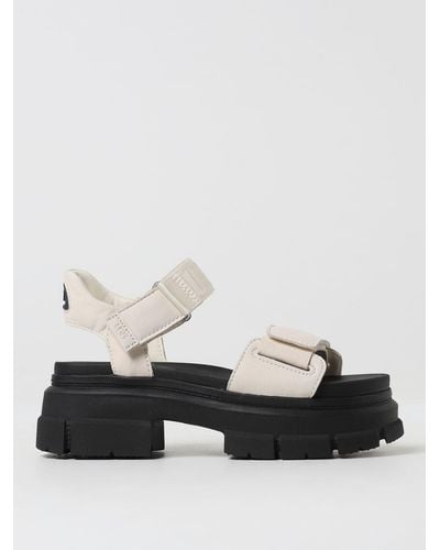 UGG Heeled Sandals - White