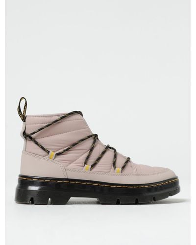Dr. Martens Stivaletto Combs W Padded in pelle e nylon - Rosa