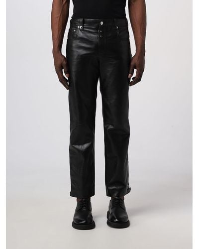 Alexander McQueen Leather Pants - Black