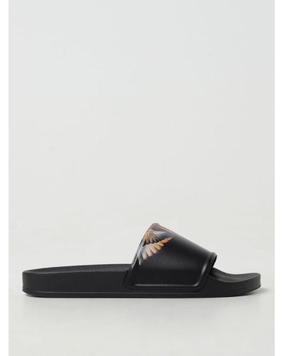 Marcelo Burlon Sliders County Of Milan in pelle sintetica - Nero