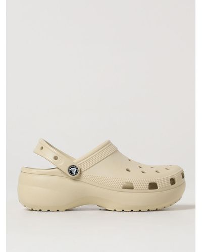 Crocs™ Flat Sandals - Natural