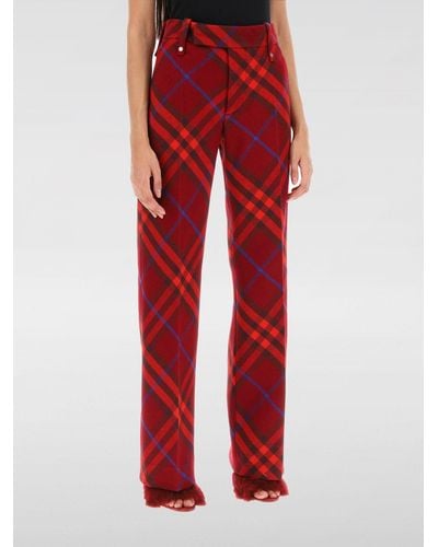Burberry Trousers - Red