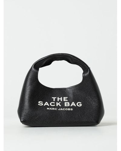 Marc Jacobs Borsa The Sack Bag in pelle a grana - Nero