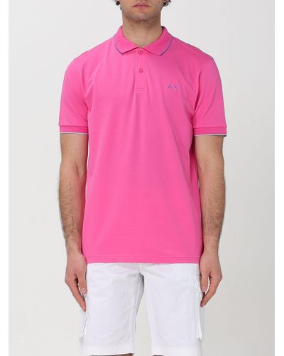 Sun 68 Polo Shirt - Pink