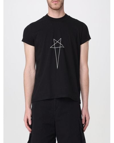 Rick Owens T-shirt Drkshdw in cotone - Nero