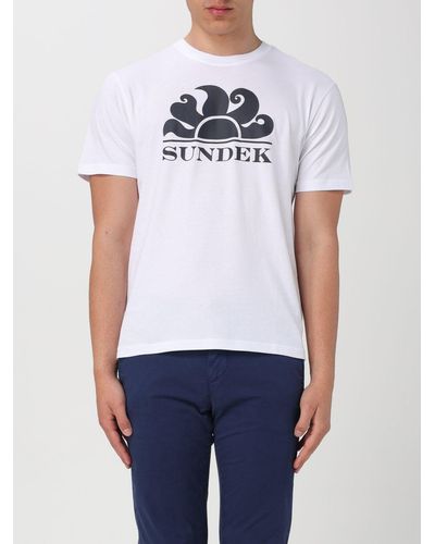 Sundek T-shirt in cotone - Bianco