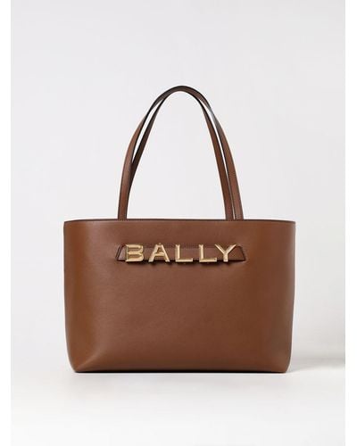 Bally Tote Bags - Brown
