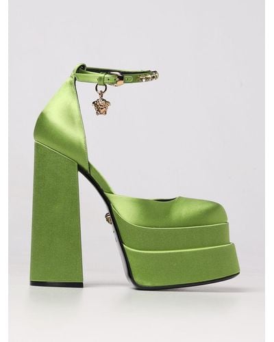 Versace High Heel Shoes - Green