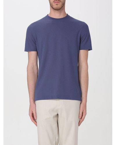 Zanone T-shirt in jersey - Blu