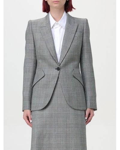 Alexander McQueen Blazer - Gray