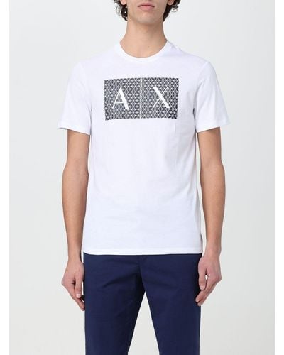Armani Exchange T-shirt di cotone - Bianco