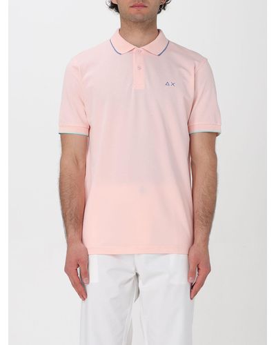 Sun 68 Polo Shirt - Pink