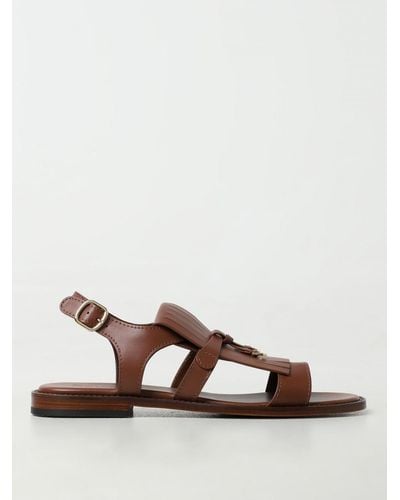 Doucal's Flat Sandals - Brown
