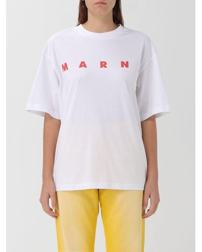 Marni T-shirt in cotone - Bianco