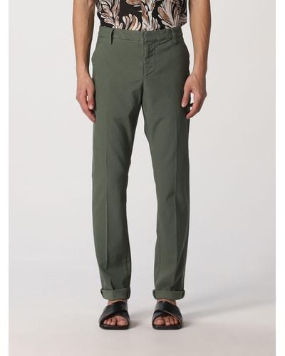 Dondup Gaubert Pants In Stretch Cotton - Multicolor