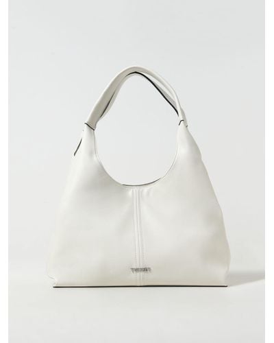 Twin Set Shoulder Bag - White